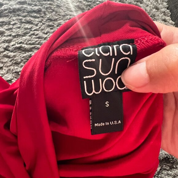 Clara Sun Woo small red blouse - Picture 6 of 6